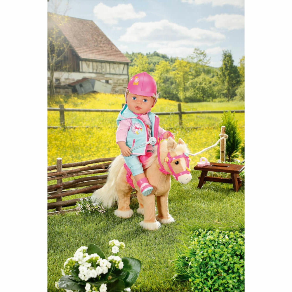 Zapf Creation BABY born My Cute Horse, Horse with Function, Pony, Doll Accessories, 835203