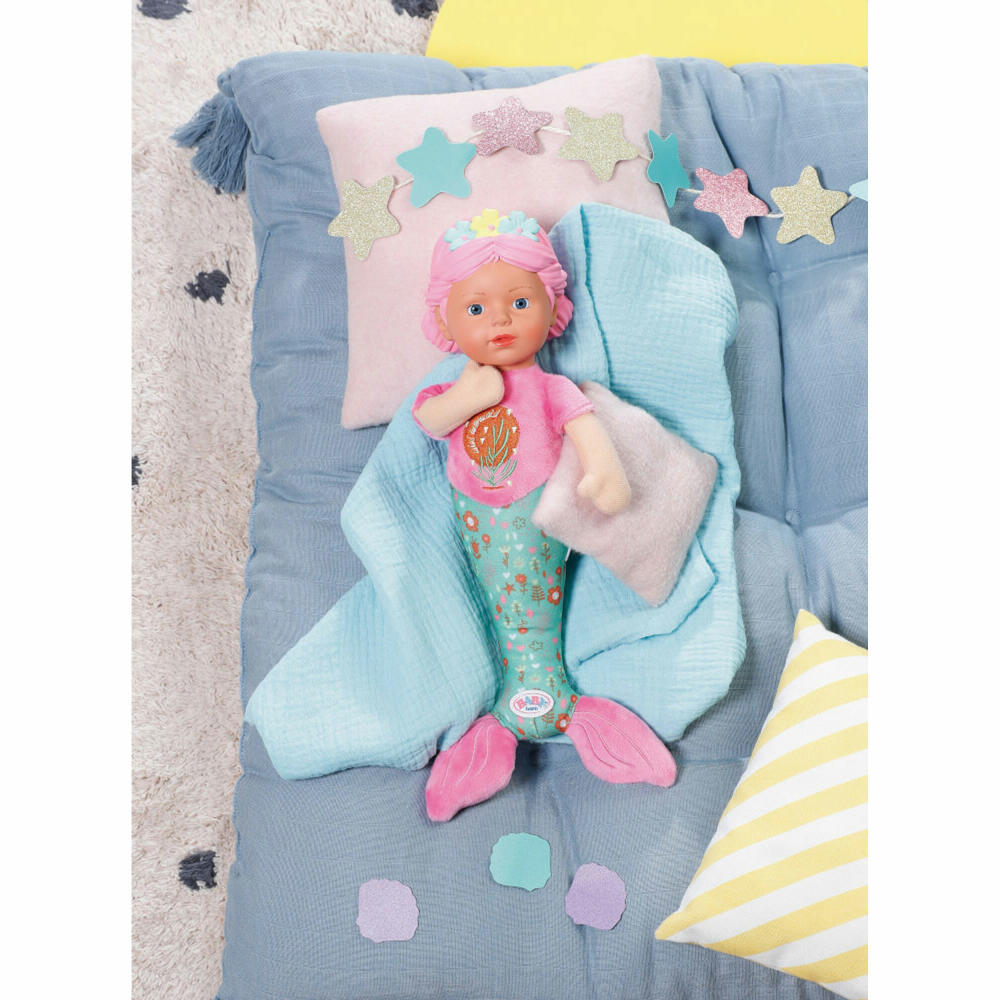Zapf Creation BABY born Mermaid for babies, Babypuppe, Kuschelpuppe, Spielpuppe, Puppe, 35 cm, 832288