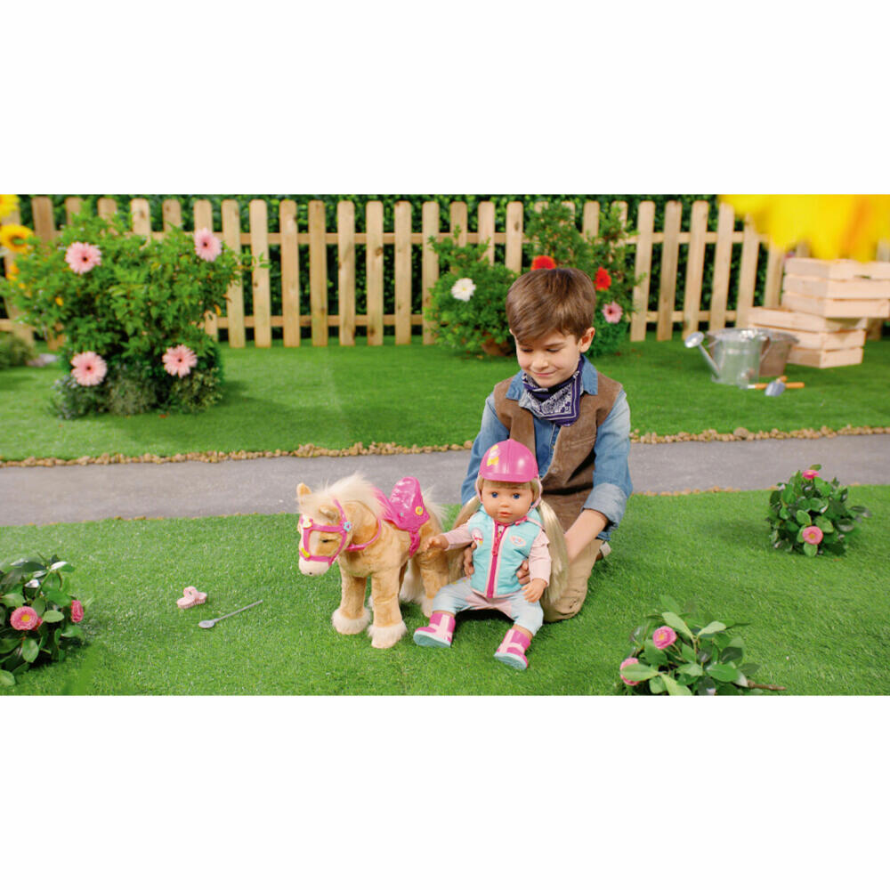 Zapf Creation BABY born My Cute Horse, Horse with Function, Pony, Doll Accessories, 835203