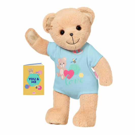 Zapf Creation BABY born Bär Blau, Kuschelbär, Teddybär, Puppenzubehör, Zubehör, 835616