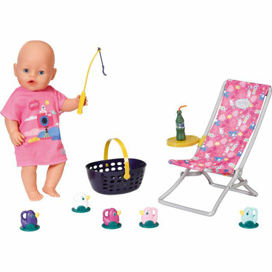 Zapf Creation BABY born Weekend Fischen, Angeln, Ausrüstung, Puppen Kleidung, Zubehör, 832790