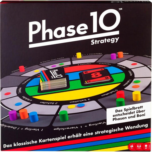 Mattel Games Phase 10 Strategy Board Game, Party Game, Strategy Game, Card Game, 61095730