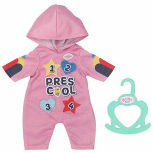Zapf Creation BABY born Kindergarten Einteiler und Badges, Puppenkleidung, Puppen Kleidung, 36 cm, 833537