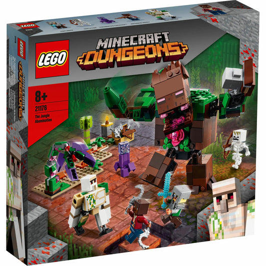 LEGO Minecraft Die Dschungel Ungeheuer, Konstruktionsspielzeug, Bausteine, 489 Teile, ab 8 Jahren, 21176