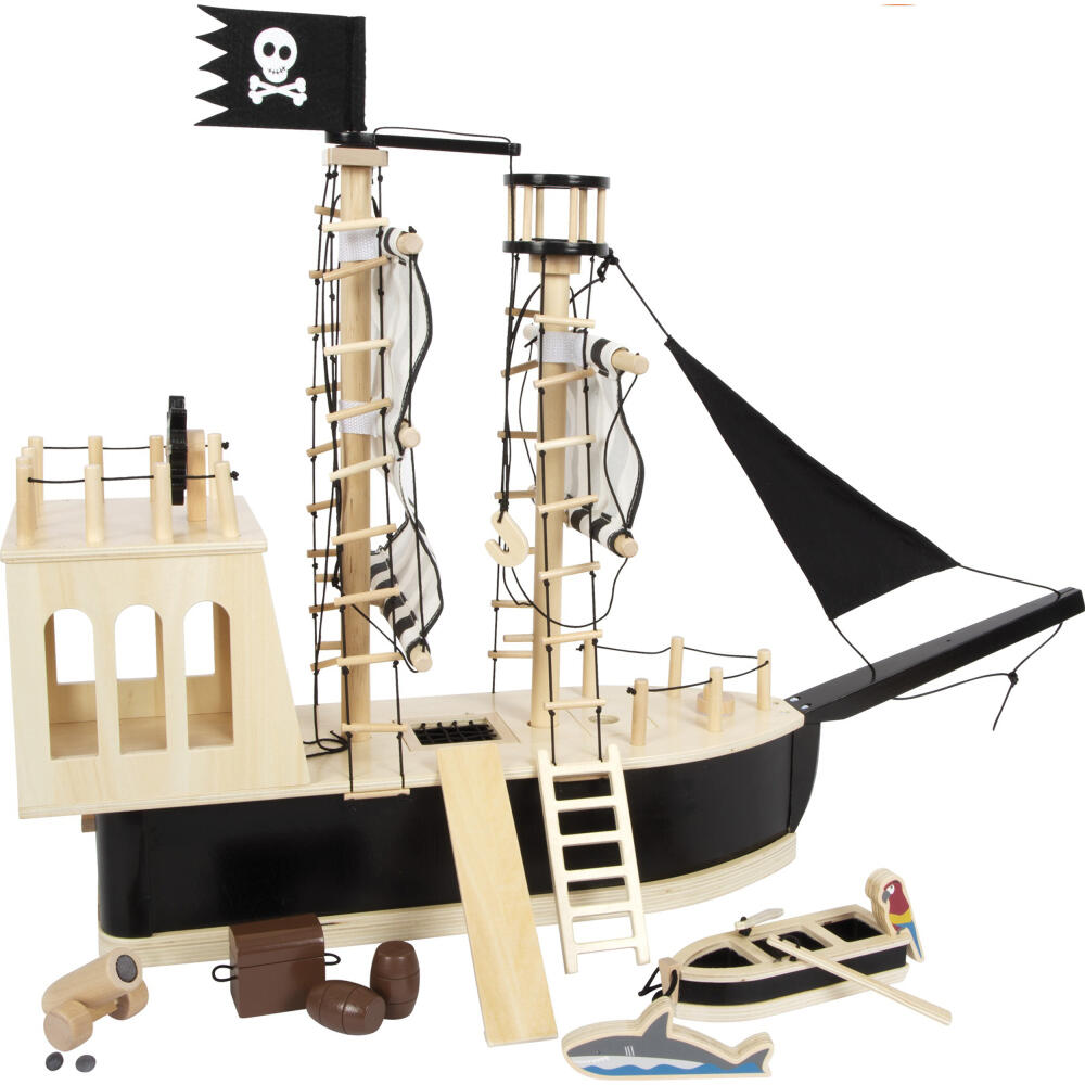 Legler Small Foot Piratenschiff, Kinderspielzeug, Holz, ab 3 Jahren, 12411