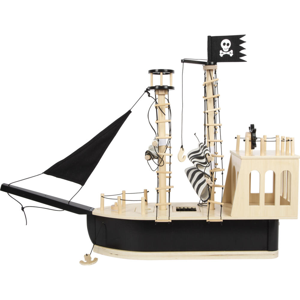 Legler Small Foot Piratenschiff, Kinderspielzeug, Holz, ab 3 Jahren, 12411