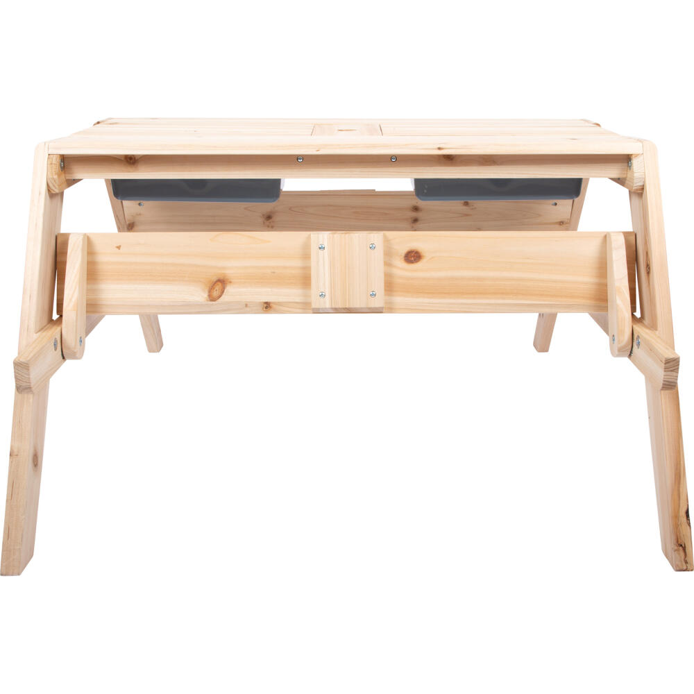 Legler Small Foot Kindersitzgruppe Matschtisch, Kinderspiel, Motorikspiel, Holz, ab 24 Monaten, 12422