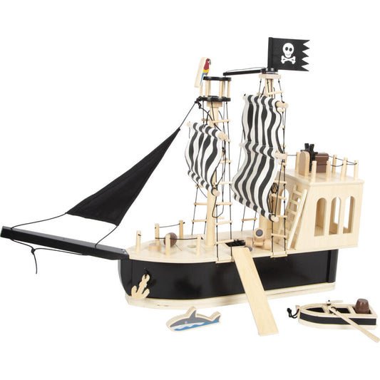 Legler Small Foot Piratenschiff, Kinderspielzeug, Holz, ab 3 Jahren, 12411