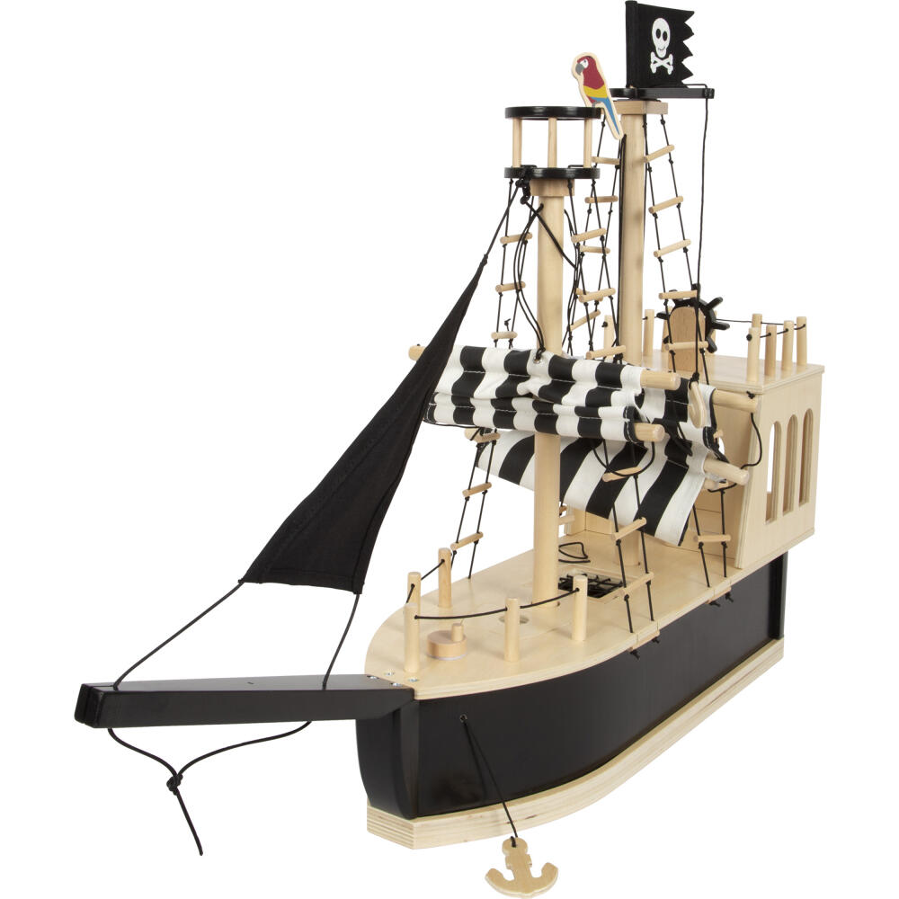 Legler Small Foot Piratenschiff, Kinderspielzeug, Holz, ab 3 Jahren, 12411