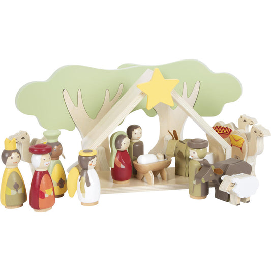 Legler Small Foot Playset Nativity Scene, Decoration, Christmas, Wood, from 3 years, 12356