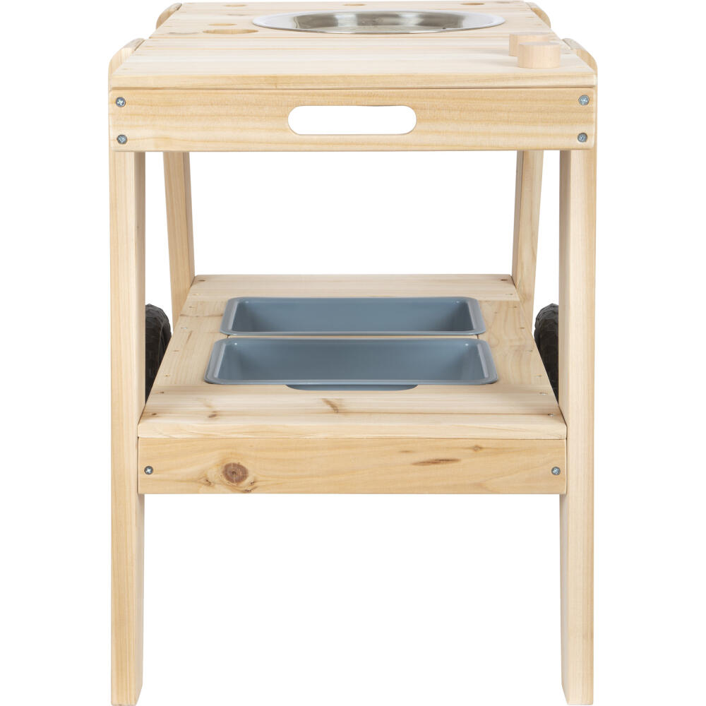 Legler Small Foot Mud Kitchen Compact, Children's Game, Motor Skills Game, Wood, from 3 years, 12421
