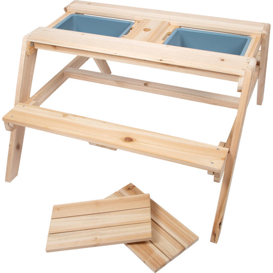 Legler Small Foot children's seating group mud table, children's game, motor skills game, wood, from 24 months, 12422
