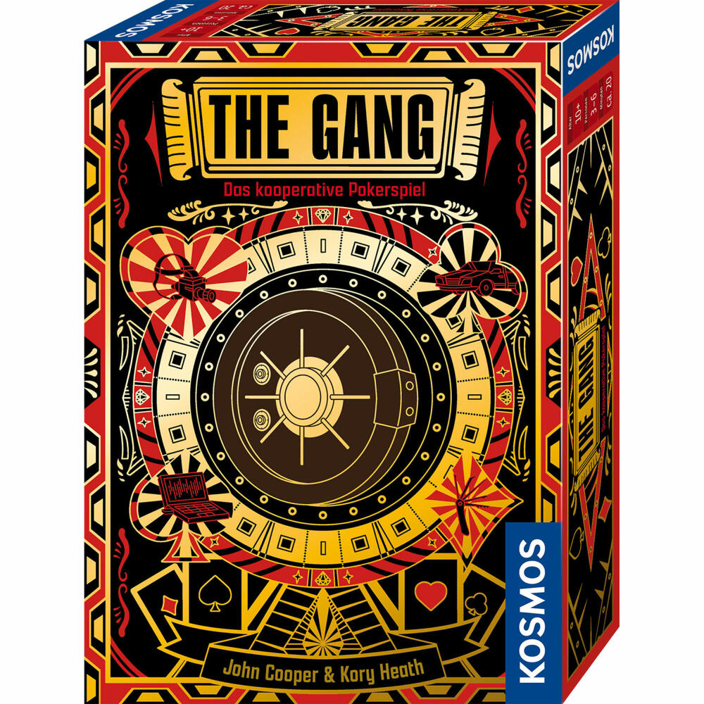 KOSMOS The Gang, kooperatives Pokerspiel, Kartenspiel, Gesellschaftsspiel ab 10 Jahren, 683887