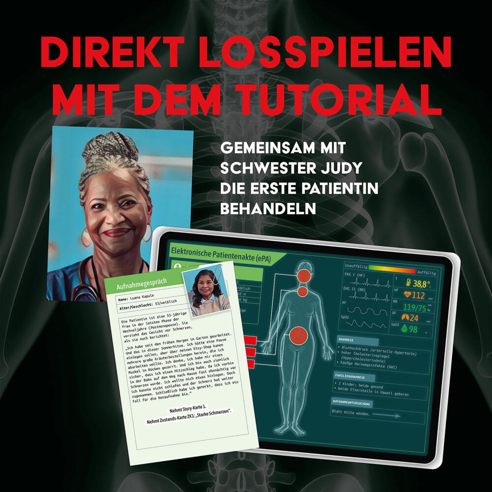 KOSMOS Medical Mysteries New York, kooperatives Erlebnisspiel, Gesellschaftsspiel, ab 16 Jahren, 684402