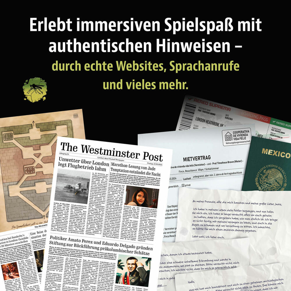 KOSMOS Masters of Crime Mosquito, Krimispiel, Gesellschaftsspiel, ab 14 Jahren, 684433
