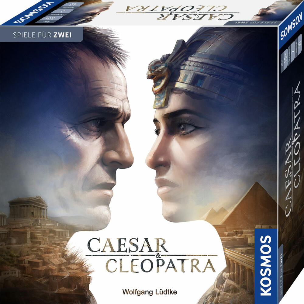 KOSMOS Caesar & Cleopatra, Strategiespiel, Taktikspiel, Gesellschaftsspiel, ab 10 Jahren, 684556