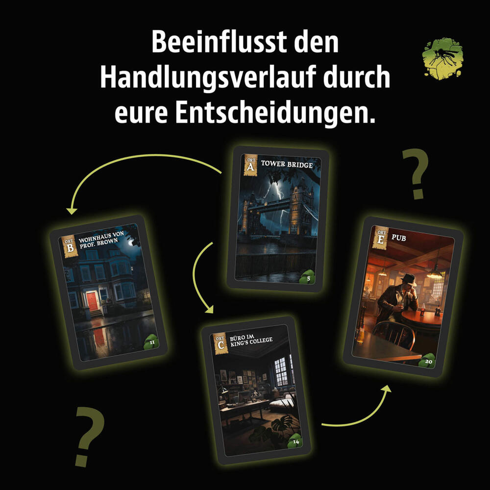 KOSMOS Masters of Crime Mosquito, Krimispiel, Gesellschaftsspiel, ab 14 Jahren, 684433