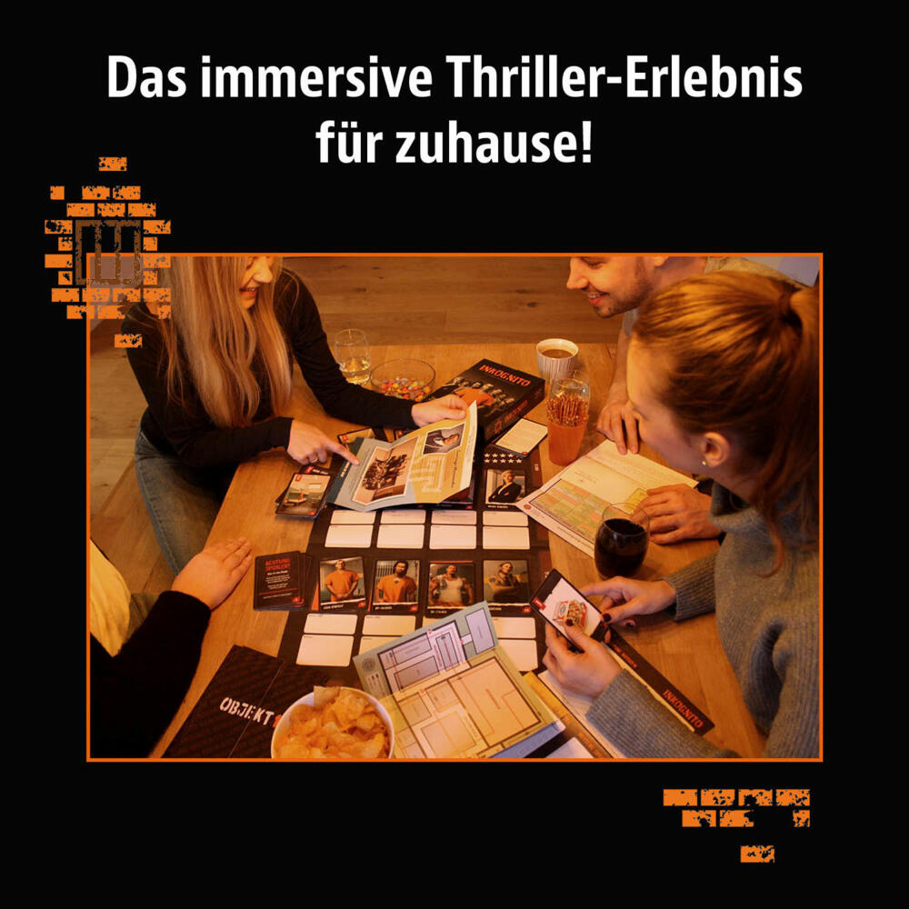 KOSMOS Masters of Crime Inkognito, Krimispiel, Gesellschaftsspiel, ab 14 Jahren, 683832
