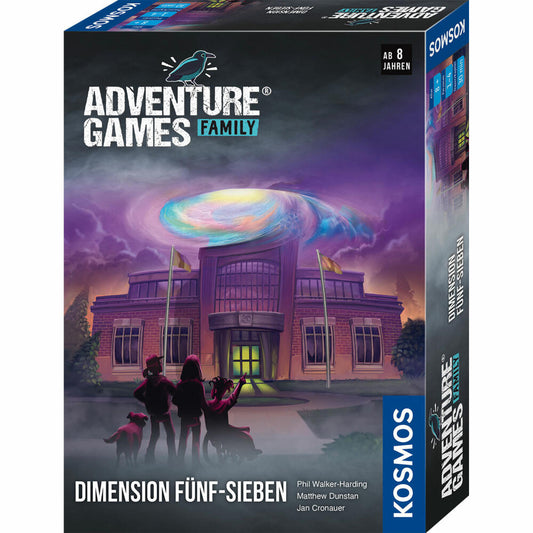 KOSMOS Adventure Games Family Dimension Fünf-Sieben, Abenteuerspiel, Familienspiel, ab 8 Jahren, 684242