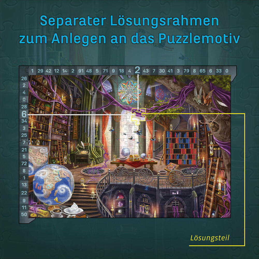 KOSMOS EXIT Das Puzzle Die Bibliothek der Träume, Rätselpuzzle, Storypuzzle, ab 10 Jahren, 684471