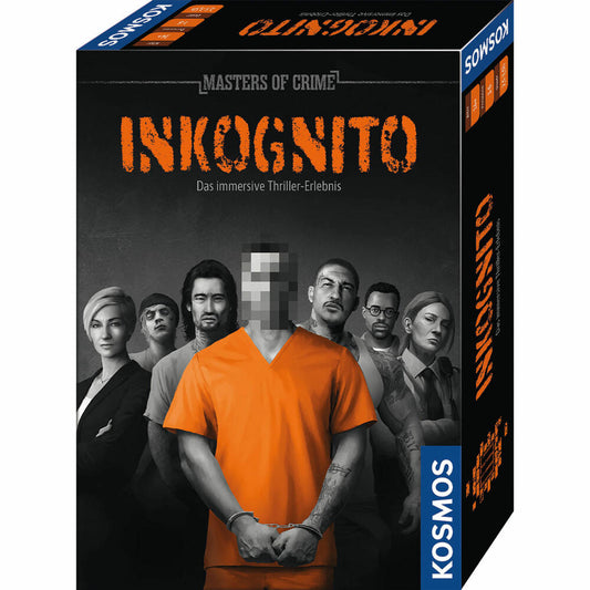 KOSMOS Masters of Crime Inkognito, Krimispiel, Gesellschaftsspiel, ab 14 Jahren, 683832