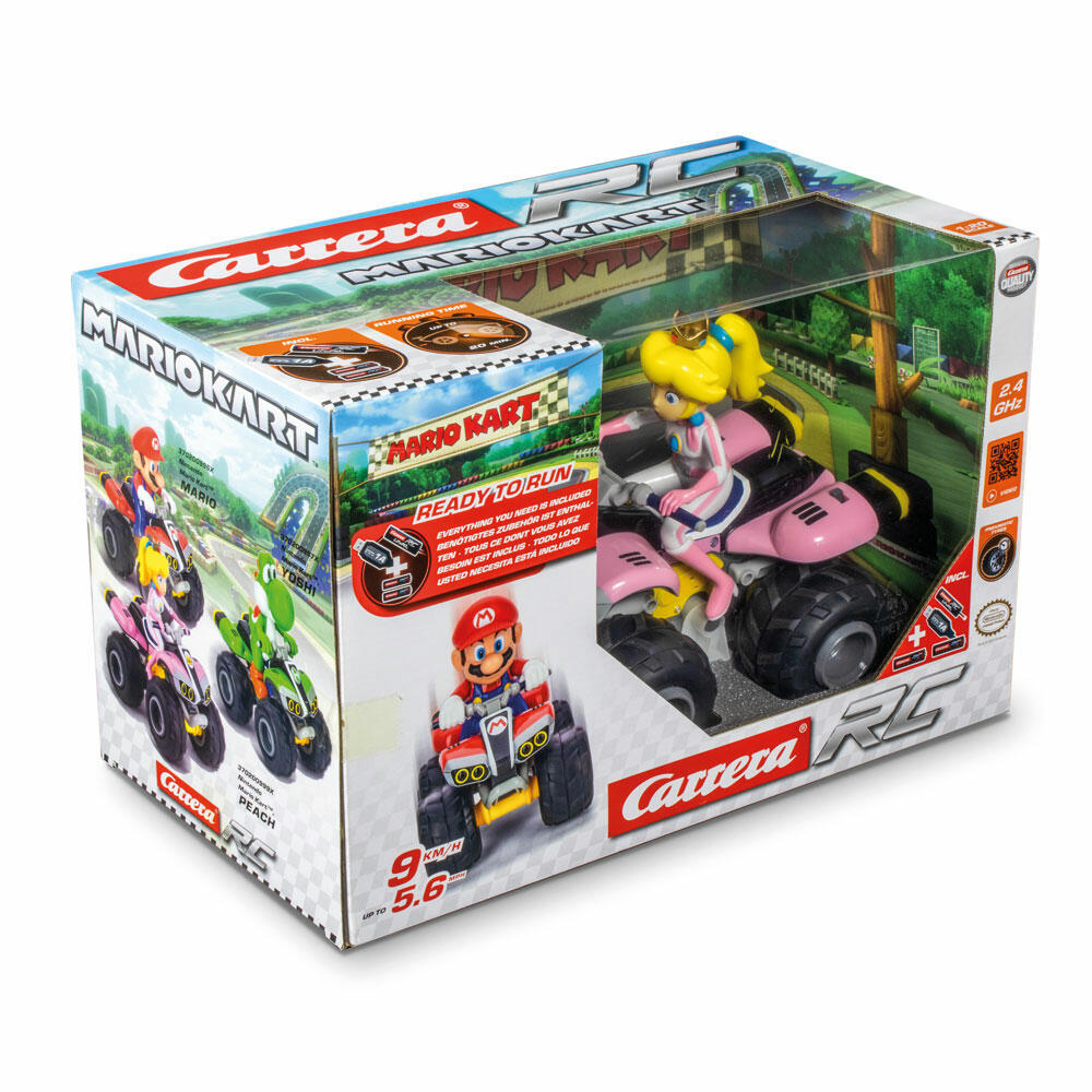 Carrera Mario Kart Peach Quad, remote-controlled car, car, racing vehicle, Carrera RC CARS, 2.4 GHz, 370200999X