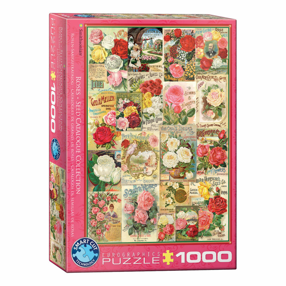 Eurographics Puzzle Rose Seed Catalogs, 1000 pieces, 68 x 48 cm, 6000-0810