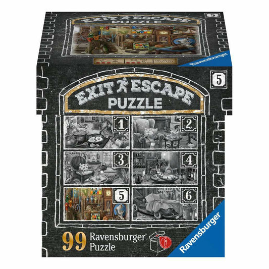 Ravensburger Puzzle Im Gutshaus Dachboden, Erwachsenenpuzzle, 99 Teile, 16881