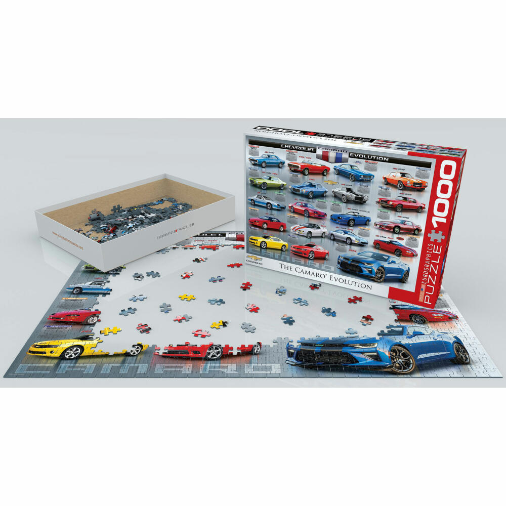 Eurographics Puzzle Chevrolet Camaro Evolution, Car, Sports Car, 1000 Pieces, 68 x 48 cm, 6000-0733