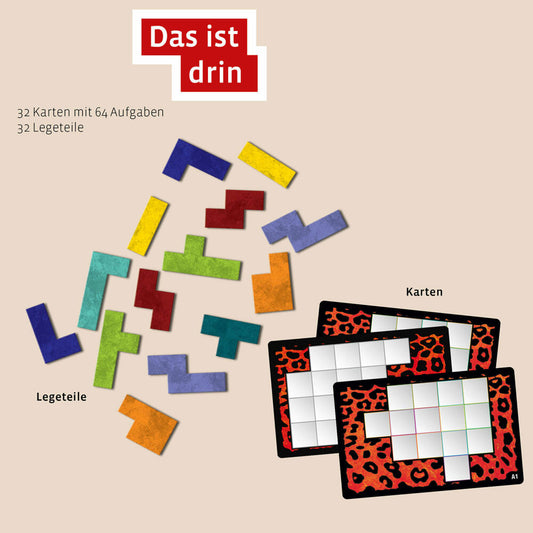 KOSMOS Ubongo! Mini, Mitbringspiel, Legespiel, Logikspiel, Familienspiel, Gesellschaftsspiel, 712679
