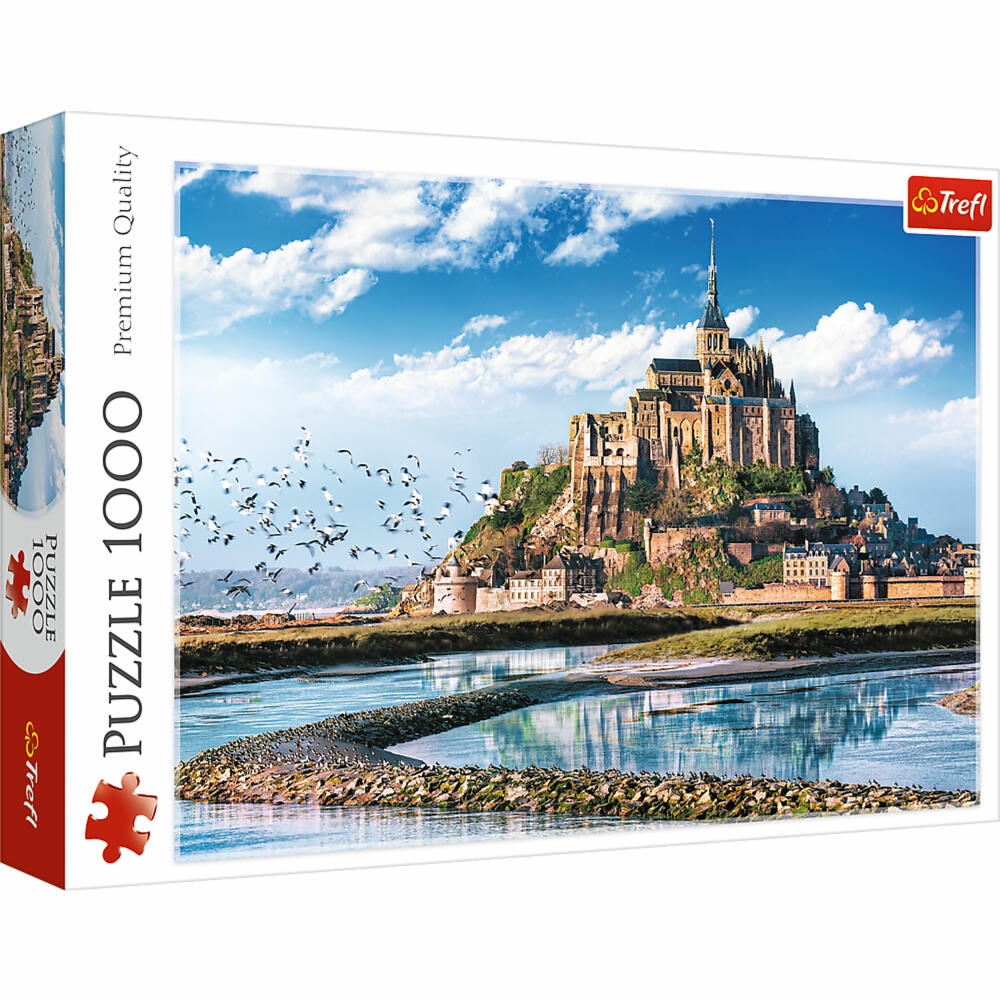 Trefl Puzzle Mont Saint-Michel, Frankreich, 1000 Teile, 68.3 x 48 cm, 10766