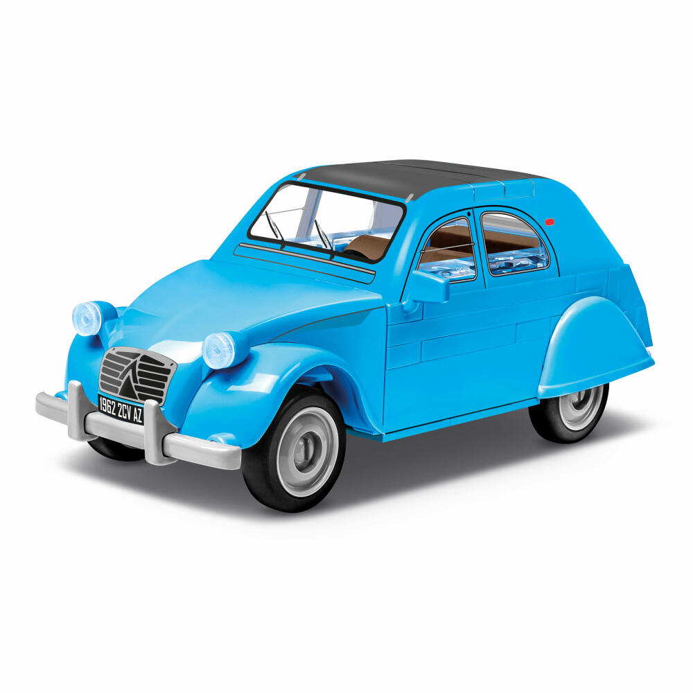COBI Citroen 2CV Type AZ 1962, Youngtimer Collection, Auto, Fahrzeug, Klemmbausteine, 82 Teile, 24511