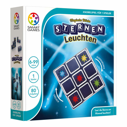 Smart Games Solitaire Game Starlight, Puzzle Game, Children's Game, Children's Game, from 6 years, SG 092 DE