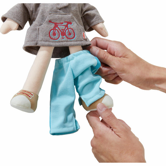 HABA Puppe Lian, Kuschelpuppe, Stoffpuppe, Spielpuppe, Plüschpuppe, 30 cm, 1306528001