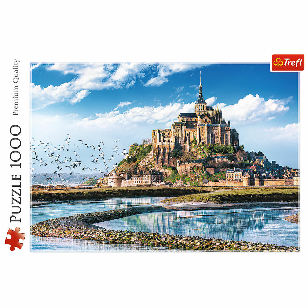 Trefl Puzzle Mont Saint-Michel, Frankreich, 1000 Teile, 68.3 x 48 cm, 10766