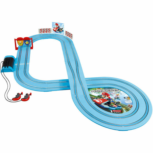 Carrera Mario Kart Mario vs. Luigi race track, car, racing car, race track, Carrera First, 20063028