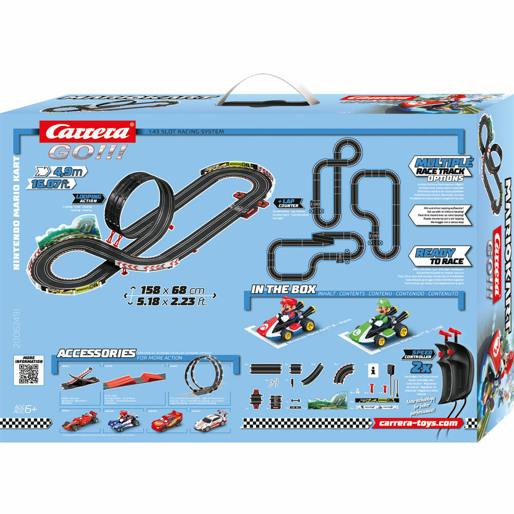 Carrera Mario Kart race track, car, racing car, race track, GO sets, 20062491