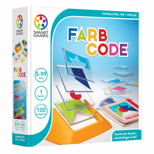 Smart Games Solitärspiel Farbcode, Denkspiel, Kinderspiel, Kinder Spiel, ab 5 Jahren, SG 090 DE