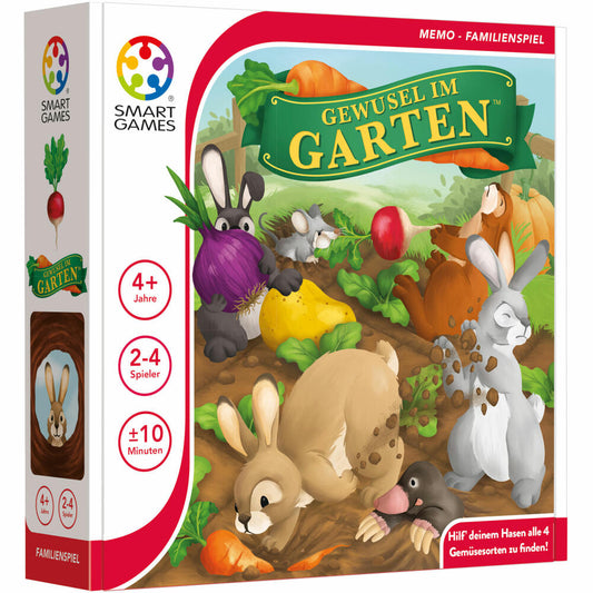 Smart Games Bustle in the Garden, puzzle game, logic game, board game, children's game, SGM 510 DE