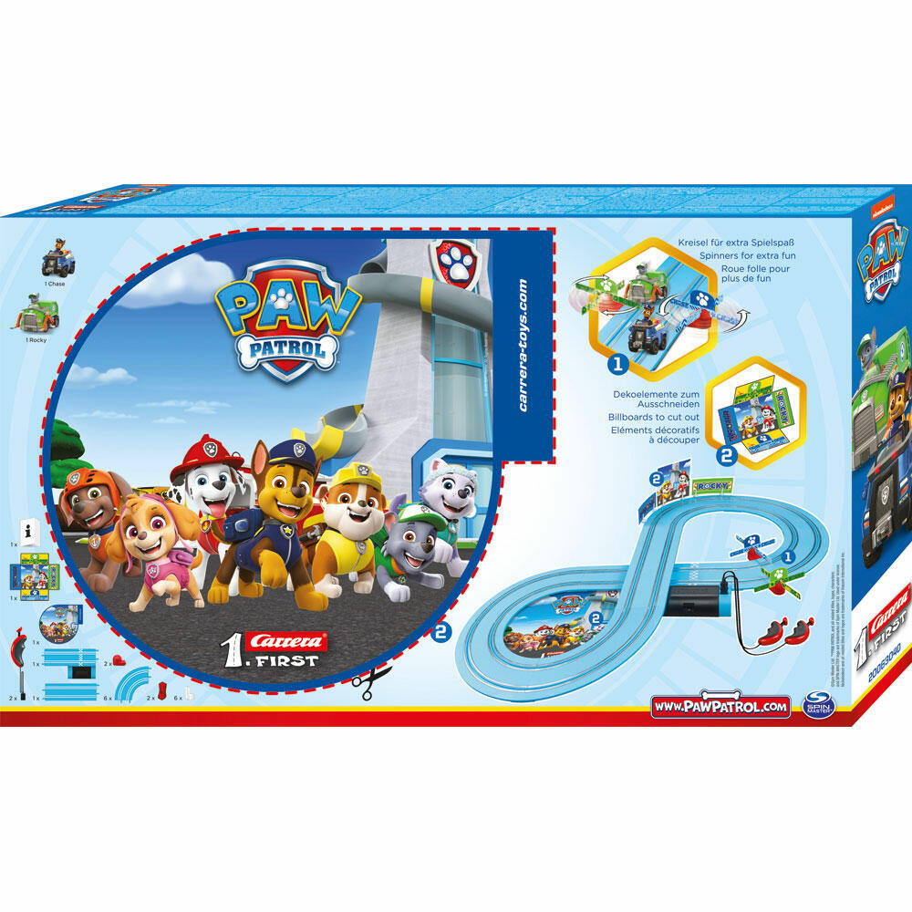 Carrera Paw Patrol Ready for Action Rennbahn, Auto, Rennauto, Rennstrecke, Carrera First, 20063040