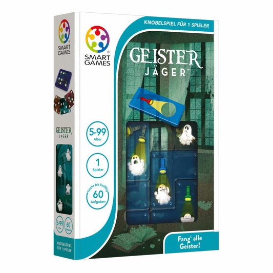 Smart Games Logikspiel Geisterjäger, Denkspiel, Kinderspiel, Kinder Spiel, ab 5 Jahren, SG 433 DE