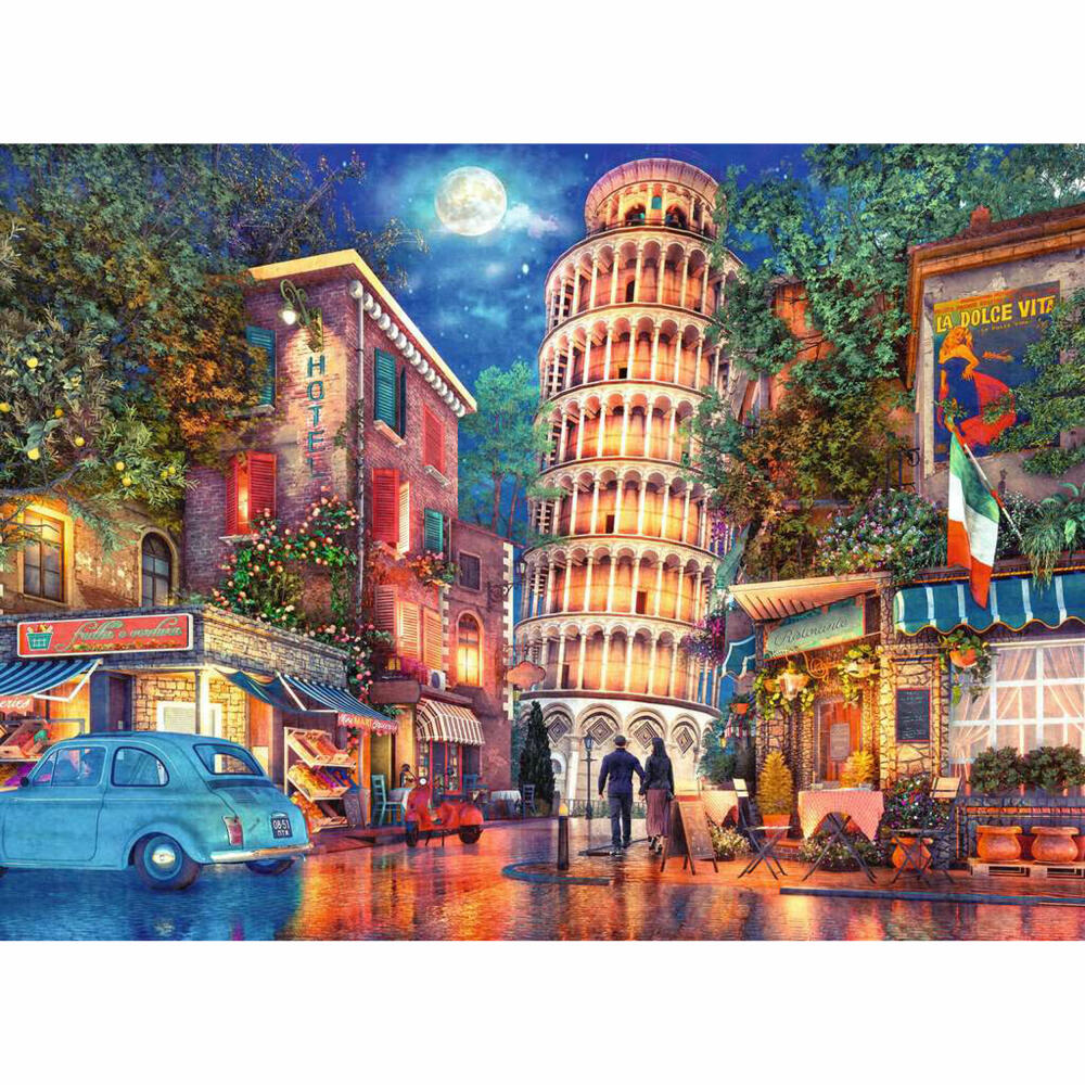 Ravensburger Puzzle Evening in Pisa, adult puzzle, 500 pieces, 12000709
