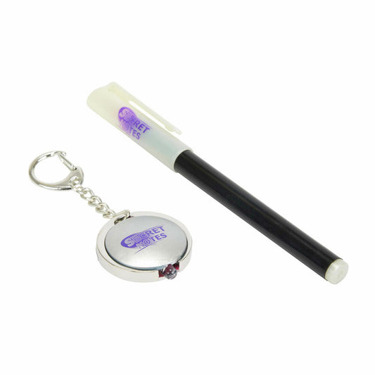 Simba Secret Notes Stift mit UV-Leuchte, Geheimstift, Geheime Botschaften, UV-Licht, Stift, 105954080