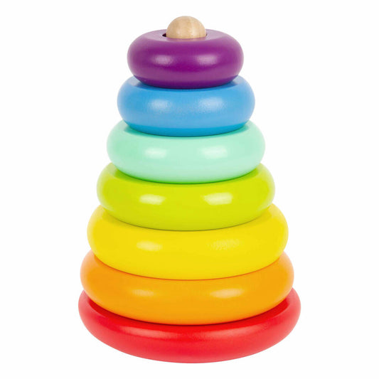 Legler Small Foot Stapelturm Regenbogen, Spielzeug, ab 12 Monate, 11775
