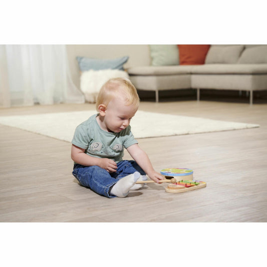 Eichhorn Musik Set Trommel und Xylo, 2-tlg., Handtrommel, Xylophon, Musik Instrument, Kinder, 100003490
