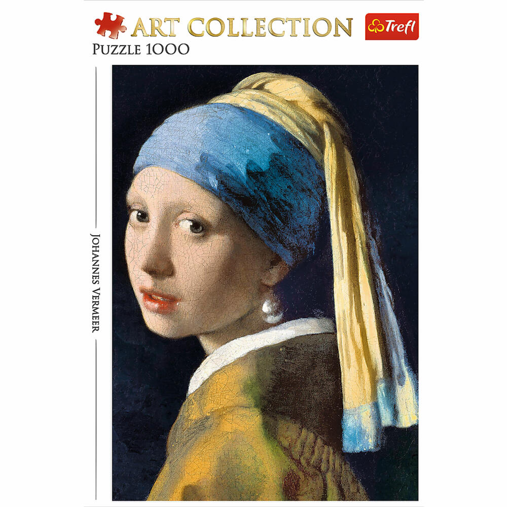 Trefl Puzzle Johannes Vermeer - Mädchen mit einem Perlenohrring, 1000 Teile, 68.3 x 48 cm, 10522