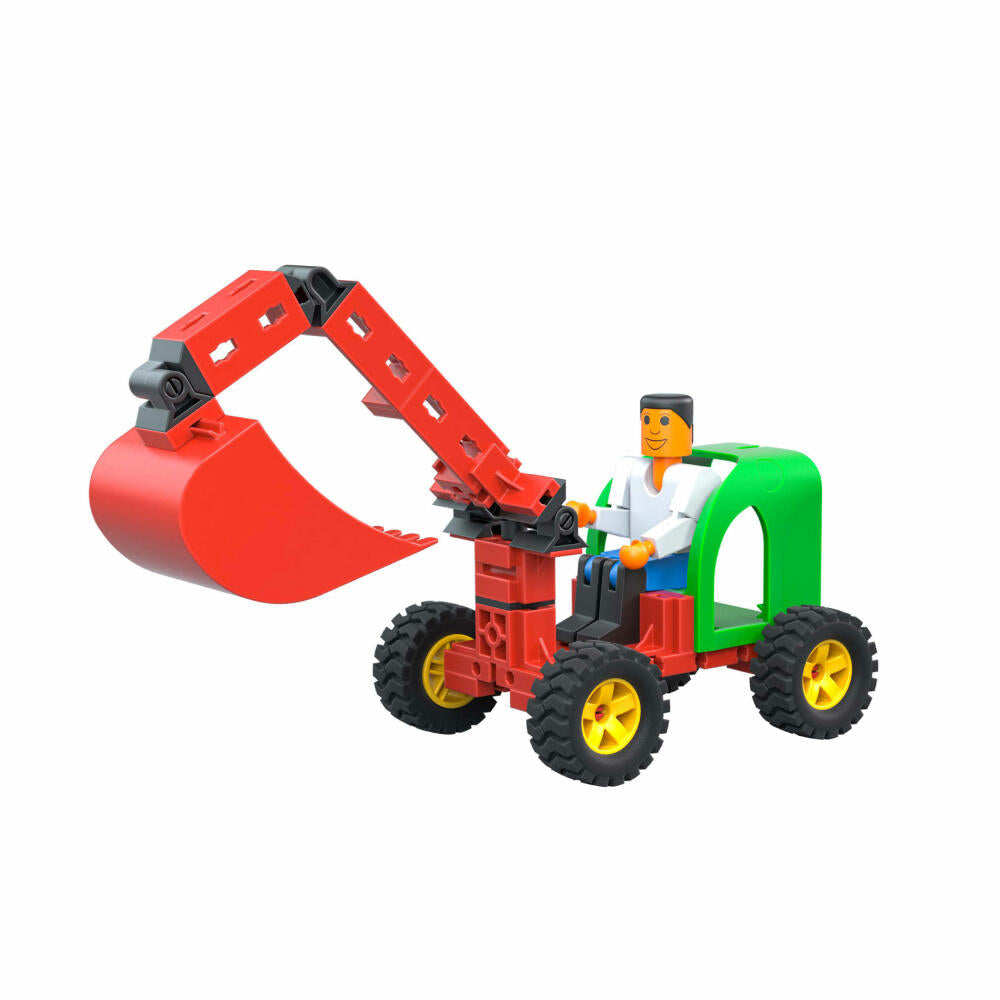fischertechnik Junior Constructor, starter kit, construction toy, construction site, toy, from 5 years, 564065