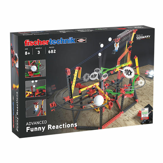 Fischertechnik Funny Reactions, 650-tlg., Kettenreaktionen, Baukasten, Konstruktionsspielzeug, 559890