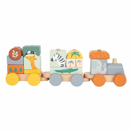 Legler Small Foot Wooden Train Safari, Toy, from 12 months, 11698