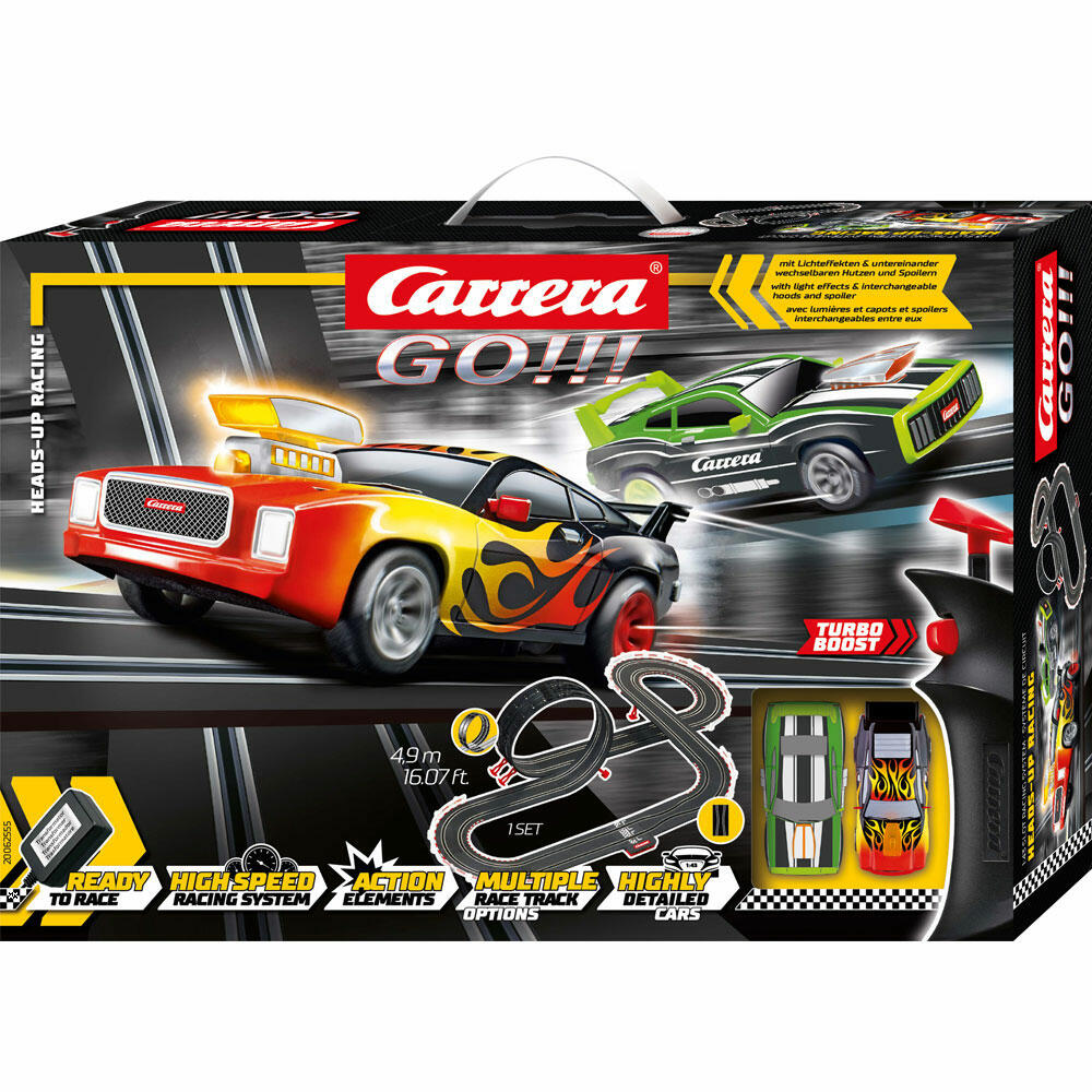 Carrera Heads-Up Racing Racetrack, Car, Racing Car, Race Track, GO Sets, 20062555